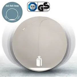 Leitz Sitzball Grau 55 cm