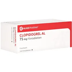Clopidogrel AL 75 mg Filmtabletten 100 St