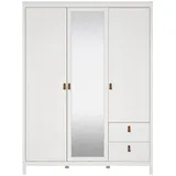 Tvilum Kleiderschrank Madrid 199 x 150 x 59 cm Weiß