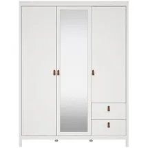 Tvilum Kleiderschrank Madrid 199 x 150 x 59 cm Weiß