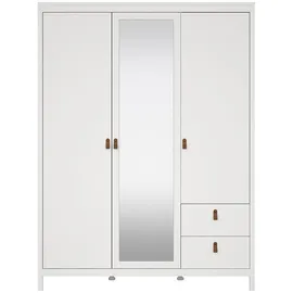 Tvilum Kleiderschrank Madrid 199 x 150 x 59 cm Weiß