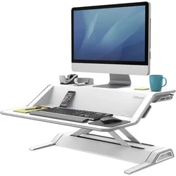 Fellowes Lotus Sit-Stand Workstation - Aufstellung für LCD-Bildschirm/Tastatur/M