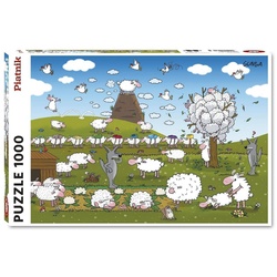 Piatnik Puzzle »Gunga - Schafe im Paradies - 1000 Teile Puzzle«, Puzzleteile