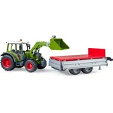 Bruder Fendt Vario 211 mit Frontlader und Bordwandanhänger