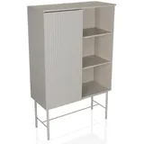 hjh living Highboard SIO 82 x 35 x 130 cm Grau