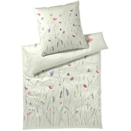 ELEGANTE Highlife Floral Zartgrün 155 x 220 cm + 80 x 80 cm