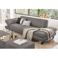3-Sitzer W.SCHILLIG "taboo Designsofa mit hohem Sitzkomfort, Breite 232cm, Sitztiefe 59cm", braun (sesame s22), B:232cm H:76cm T:91cm, Flachgewebe S22 (100% Polyester);Stoff S37 (100% Polyester): Luxus-Microfaser in Lederoptik;Longlife Xtra-Leder Z59: Glattleder mit modischer Prägung. Hautstärke 0, 9 - 1, 1 mm;Longlife Xtra-Leder Z69: Das feinnarbige, gedeckte Softleder Z69 besticht durch seine außergewöhnliche Weichheit im trendigen »Vintage-Look«, Hautstärke 0, 9 - 1, 1 mm, Sofas, mit Normaltiefe,