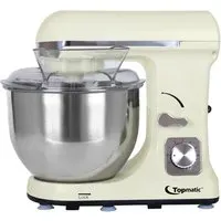 Topmatic Knetmaschine PKM-1400.2 beige Edelstahl Kunststoff ca. 5 l - beige