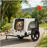 zoomundo Hundeanhänger Jacky Beige/Schwarz
