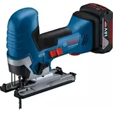 Bosch Professional Akku-Stichsäge GST 185 LI (18 V, SOLO, 0-3.500 Hübe/min, Schnitttiefe dein Holz: 125 mm, im Karton)