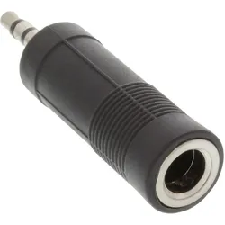 InLine Audio Adapter - 3,5mm Klinke Stecker Stereo an 6,3mm Klinke Buchse Stereo