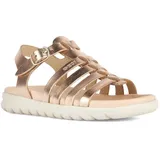 GEOX J SOLEIMA Gir Sandal, Copper, 39, EU