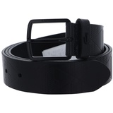 Lacoste Monogramme Embossed Belt W120 Noir