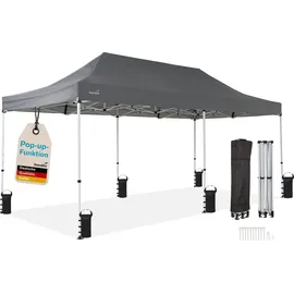 Skandika Pavillon Solvorn 6 x 3 m Grau