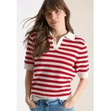Cecil Kurzarmpullover rot M