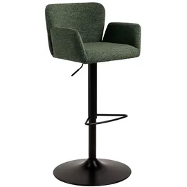 Set One by Musterring Barhocker Salinas 39 x 84 x 42 cm Schwarz/Grün