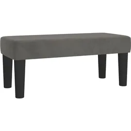 vidaXL Boxspringbett 100 x 200 cm Dunkelgrau