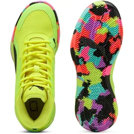 Puma Court Pro Marble Basketballschuhe gelb, Größe 46