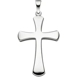 Kreuz-Anhänger JOBO "Anhänger Kreuz", silber (silber 925), Schmuckanhänger, Damen, Silber 925 (Sterlingsilber), 925 Silber