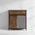 Relaxdays Sideboard 80 x 70 x 30 cm Braun/Schwarz