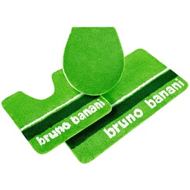 bruno banani Badematte »Maja«, Höhe 20 mm, rutschhemmend beschichtet, fußbodenheizungsgeeignet-strapazierfähig-schnell trocknend, grün