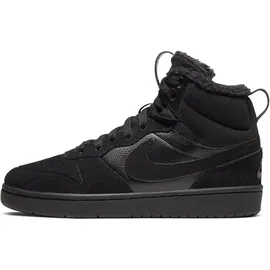 Nike Court Borough Mid 2 Kinder Black/Black-Black 36,5