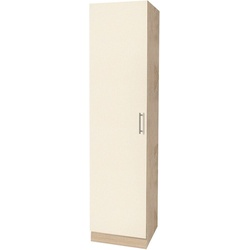 Seitenschrank WIHO KÜCHEN „Kiel“ Schränke Gr. B/H/T: 50 cm x 200 cm x 57 cm, 1 St., front: magolia, korpus: sonoma eiche Seitenschrank 50 cm breit, Höhe 200