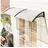Outsunny Pultvordach 75 x 195 x 23 cm transparent