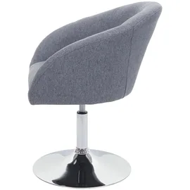 Mendler Esszimmerstuhl HWC-F19 Stoff dunkelgrau
