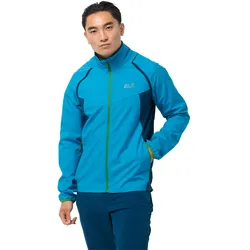Jack Wolfskin Fahrrad-Softshelljacke und Weste Tandem (PFC-Frei) blau Herren