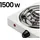 Avizar Elektro-Kochplatte mobil 1500 W Ø21 cm
