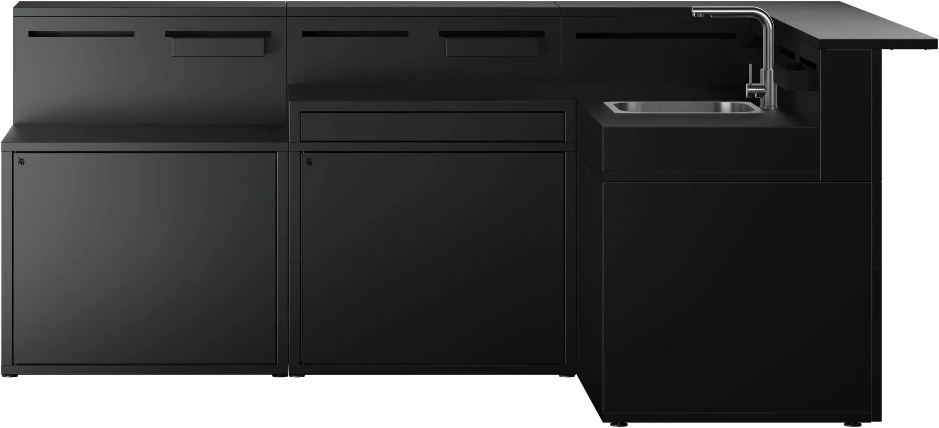 Outdoorküche Die Komfortable L: 277,2 cm