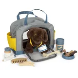 Small Foot Company Small Foot Hund mit Tasche und Pflege-Set