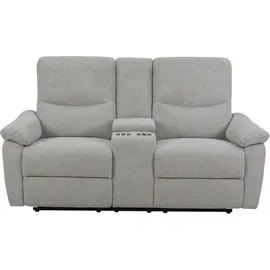 Home Affaire »ODILON, 2er-Kinosofa, TV-Sessel, Mulitmedia-Sofa, Struktur, USB A/C,« Relaxfunktion manuell u. elektrisch, Getränkehalter, Staufach