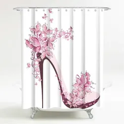Sanilo Duschvorhang, Polyester, Schuh - weiss