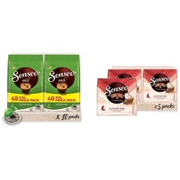 Senseo® Pads Mild - Milder Kaffee RA-zertifiziert - 10 Megapackungen XXL x 48 Kaffeepads & Pads Typ Cappuccino Baileys, 40 Kaffeepads, 5er Pack, 5 x 8 Getränke, 460 g