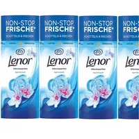 4x160g Lenor Wäscheparfüm Blau Aprilfrisch | Non-Stop-Frische | Duftperlen