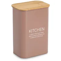 Zeller Vorratsdose Kitchen 3500 ml Metall Braun Mocca