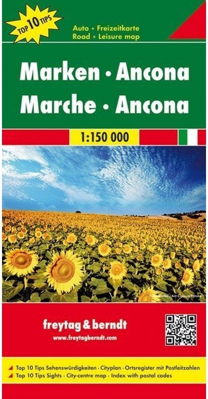 Freytag & Berndt Autokarte Marken  Ancona. Marche  Ancona  Karte (im Sinne von Landkarte)