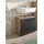 inn.furn Waschbeckenunterschrank, Eiche, Schwarz, Kunststoff, Nachbildung,Eiche, Uni, 2 Schubladen, Rechteckig, 60x54x30 cm, FSC Mix, Badezimmer, Badezimmerschränke, Waschbeckenunterschränke