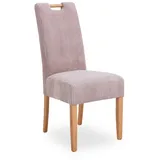 casa NOVA Polsterstuhl JASMIN BHT 46x101x62 cm rosa Esszimmerstuhl