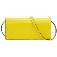 Liebeskind Berlin Liebeskind Paper Bag Clutch Geldbörse Leder 21 cm lemon