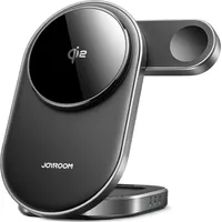 Joyroom JR-W17 Qi 3-in-1 Kabelloses Ladegerät - Schwarz