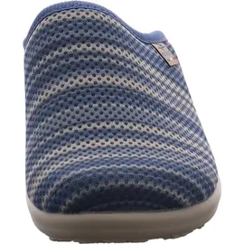 FLY FLOT Damen Hausschuhe Pantoffeln, Größe:41 EU, - blau, 41