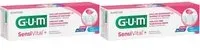 GUM® SensiVital+ Dentifrice Dentifrice(S) 2x75 ml