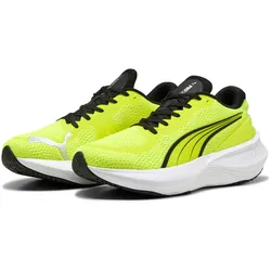 Laufschuh PUMA "SCEND PRO 2", Gr. 40, gelb alert, puma schwarz, Textil, sportlich, Schuhe