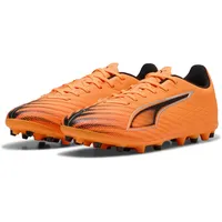 Puma Ultra 6 Play MG Heat fire-puma black-glowing red