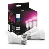 Philips Hue Glühbirne E27 Mehrfarbig 800 lm 3 Stück