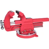 KS Tools Schraubstock Metall 167 mm rot