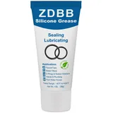 ZDBB Silikonfett für O-Ringe Gummidichtung Kunststoff klar wasserdicht Lebensmittelqualität Klempner Fett Schmiermittel für Ventil Dichtmittel Wasserhahn O-Ringe, 1 oz 1-Pack